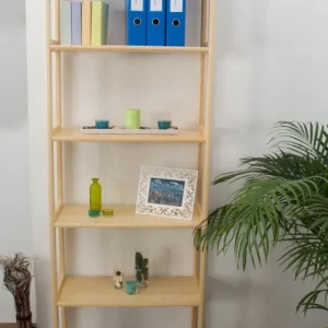 Abverkauf Regal Kiefer massiv Vollholz natur Junco 54B - Abmessung: 200 x 70 x 30 cm (H x B x T)