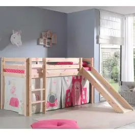 Direkt Vom Hersteller Halbhochbett Astrid Prinzessin II - Kieferholz