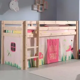 Charlotte Halbhochbett Kieferholz - Frühling Letzte Chance