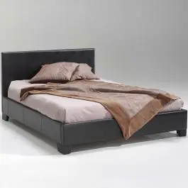 Schneller Versand Doppelbett Miro 140x200 - braun