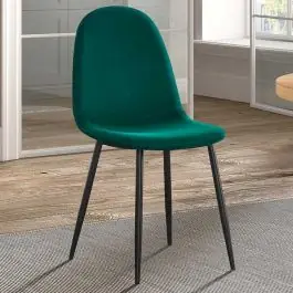 Super-Preis Esszimmerstuhl Valeska Samt - grün