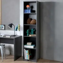 Rabatt Bücherregal London 45cm - anthrazit