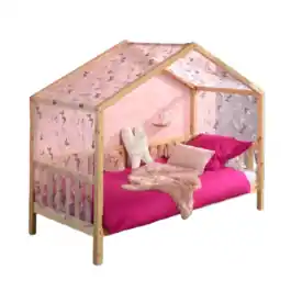 Voile mit Schmetterlingsmuster - rosa Neuheit