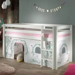 Online Kaufen Charlotte Halbhochbett weiß - birdy