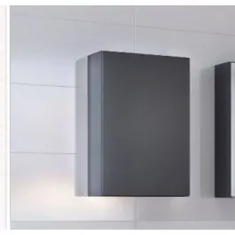 Expressversand Hängeschrank Brama/Kornel/Pisca 40cm 1 Tür - graphit/mattgrau