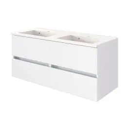 Waschbeckenschrank Brama 120cm 4 Schubladen - weiß Markenprodukt