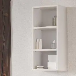 Expressversand Wandregal Dasa 30cm mit 2 Fachböden - weiß