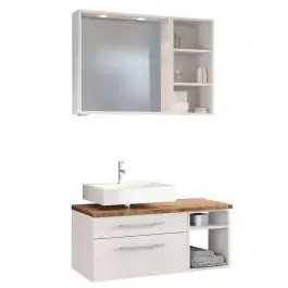 Gratis Versand Badkombination Dasa 1 links - weiß