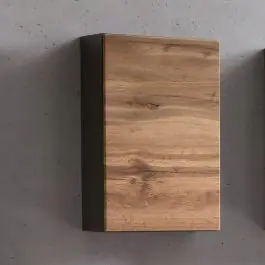 Hängeschrank Kornel/Luna 40cm 1 Tür - graphitgrau/eiche Zertifiziert