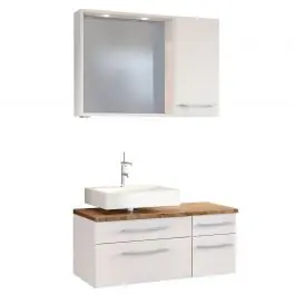 Badkombination Dasa 4 links - weiß Ausverkauf