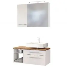 Highlight Badkombination Dasa 6 rechts - weiß