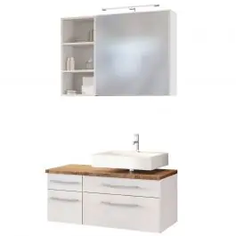 Badkombination Dasa 7 rechts - weiß Super-Preis