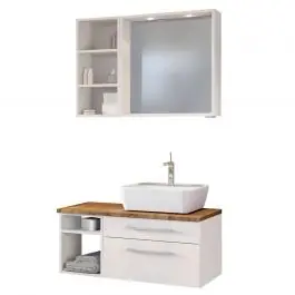 Angebot Badkombination Dasa 9 rechts - weiß