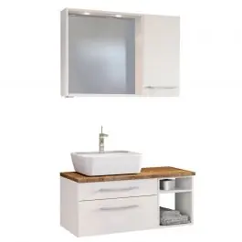 Jetzt Bestellen Badkombination Dasa 10 links - weiß