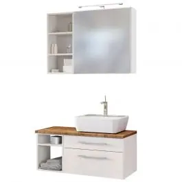 Highlight Badkombination Dasa 13 rechts - weiß