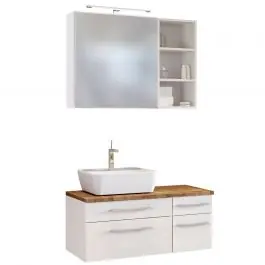 Badkombination Dasa 15 links - weiß Geprüft