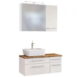 Bestseller Badkombination Dasa 16 links - weiß