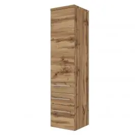 Finale Aktion Säulenschrank Dasa 30cm mit 1 Tür und 2 Schubladen - Eiche wotan