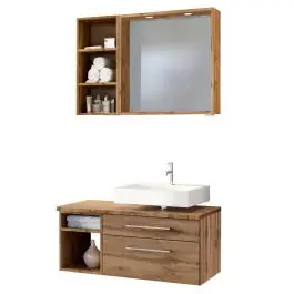 Angebot Badkombination Dasa 1 rechts - wotan Eiche