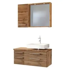 Neue Ware Badkombination Dasa 4 rechts - wotan Eiche