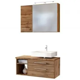 Zertifiziert Badkombination Dasa 6 rechts - wotan Eiche