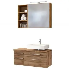 Rabatt Badkombination Dasa 7 rechts - wotan Eiche