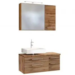 Expressversand Badkombination Dasa 8 links - wotan Eiche