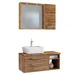 Badezimmer Kombination Dasa 10 links - wotan Eiche Günstig