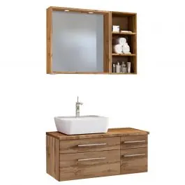 Badezimmer Kombination Dasa 11 links - wotan Eiche Preis Gesenkt