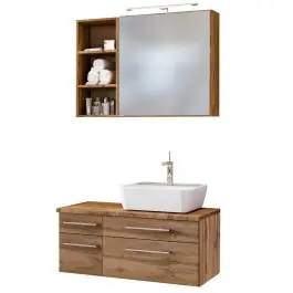 Kracherpreis Badkombination Dasa 15 rechts - wotan Eiche Dekor