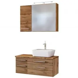 Badkombination Dasa 16 rechts - wotan Eiche Dekor Abverkauf