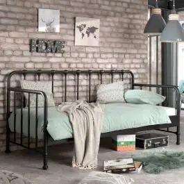 Kabinenbett Bronxx Metall 90x200 - mattschwarz Sofort Bestellen