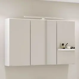 Spiegelschrank Hansen 100cm 3 Türen - weiß Heißes Angebot