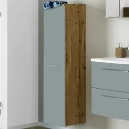 Sofort Bestellen Säulenschrank Gene 30cm 1 Tür - wotan Eiche/grün