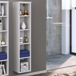 Preisreduziert Offener Säulenschrank Gene 25cm - weiß