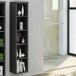 Offener Säulenschrank Gene 25cm - graphitgrau Versand Am Gleichen Tag