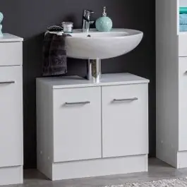 Bestpreis Waschbeckenschrank Ricca 60cm 2 Türen - weiß