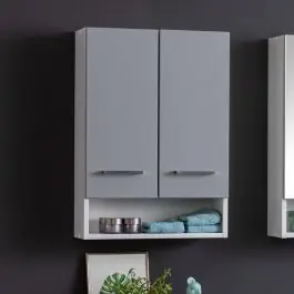 Hängeschrank Ricca 50cm 2 Türen - weiß/hellgrau Must-Have