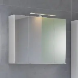 Spiegelschrank Brama 120cm 3 Türen - weiß Direkt Vom Hersteller