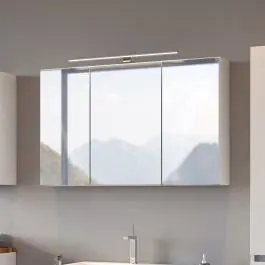 Spiegelschrank Pisca 100cm 3 Türen - weiß Preiswert