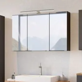 Spiegelschrank Pisca 100cm 3 Türen - graphitgrau Sofort Bestellen