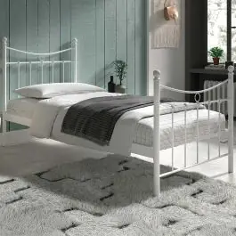 Bett Liza mit Lattenrost 90x200 - weiß Begrenztes Angebot