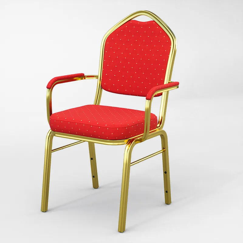 Heißes Angebot ALEXA | Bankettstuhl | Rot | Stoff | Stapelbar