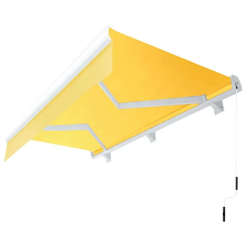 SANTA.FE | Vollkassettenmarkise | Kurbelstange | B:T 6,0 x 3,0 m | Gelb | Neigungswinkel 5° bis 90° Highlight
