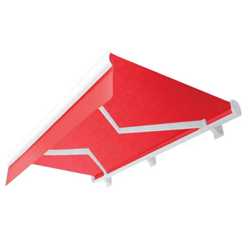 Top-Preis SANTA.FE | Vollkassettenmarkise | Elektrisch | B:T 7,0 x 3,0 m | Rot | Neigungswinkel 5° bis 90°