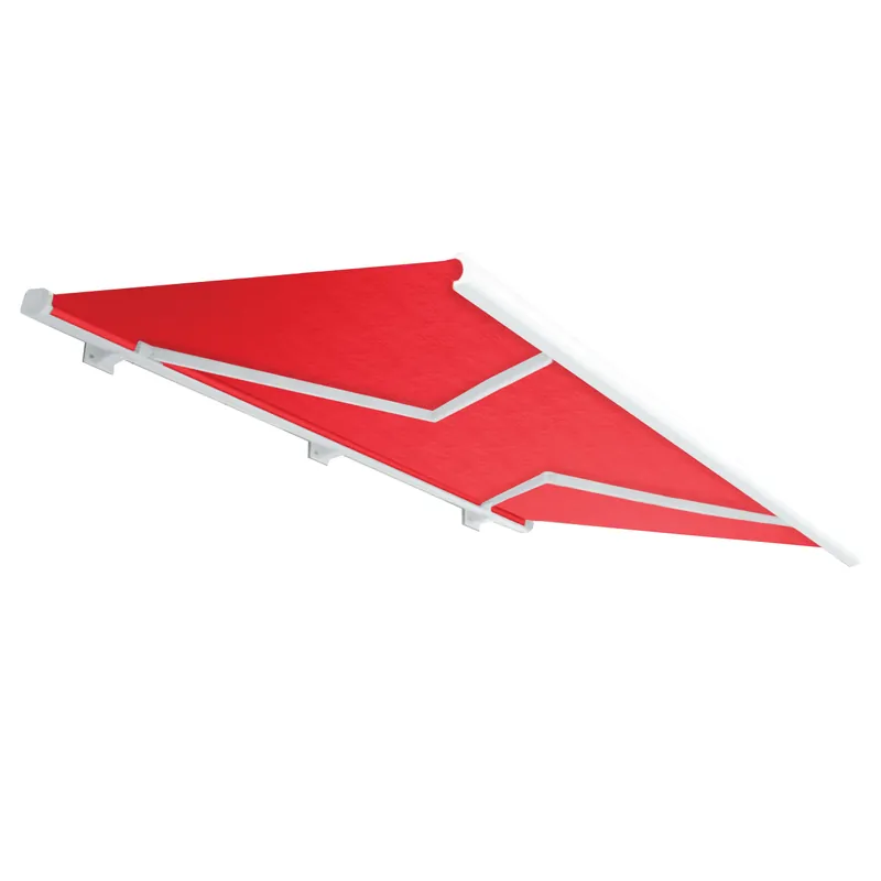 SANTIAGO | Vollkassettenmarkise | Elektrisch | B:T 3,0 x 2,5 m | Rot | Neigungswinkel 5° bis 90° Wochenendangebot