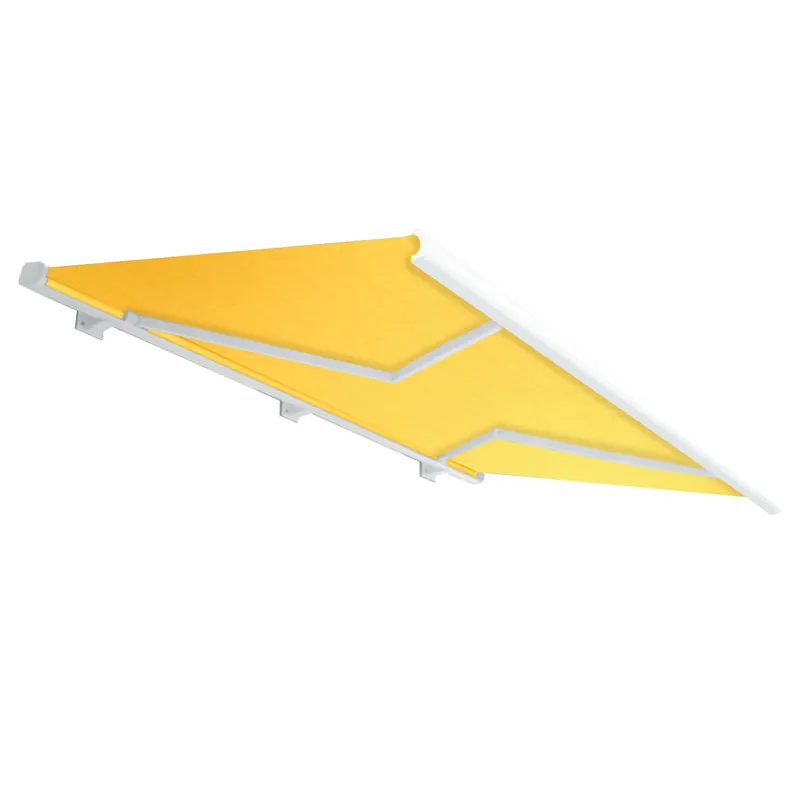 SANTIAGO | Vollkassettenmarkise | Elektrisch | B:T 5,0 x 3,0 m | Gelb | Neigungswinkel 5° bis 90° Sonderangebot