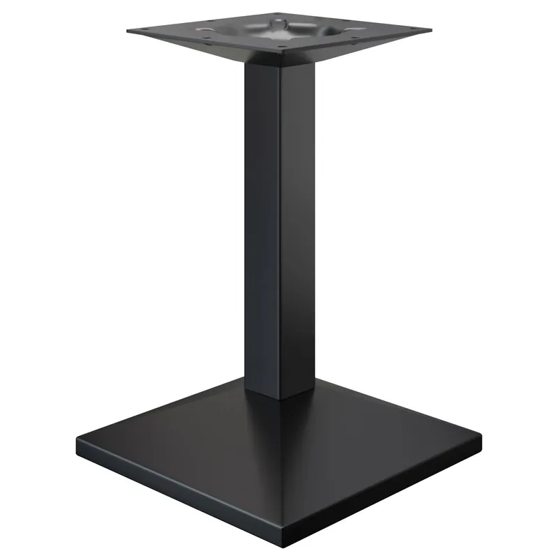 PALMA | Bistro Tischgestell | Schwarz | Fuß: 45 x 45 cm | Säule: 6 x 76 cm Markenware