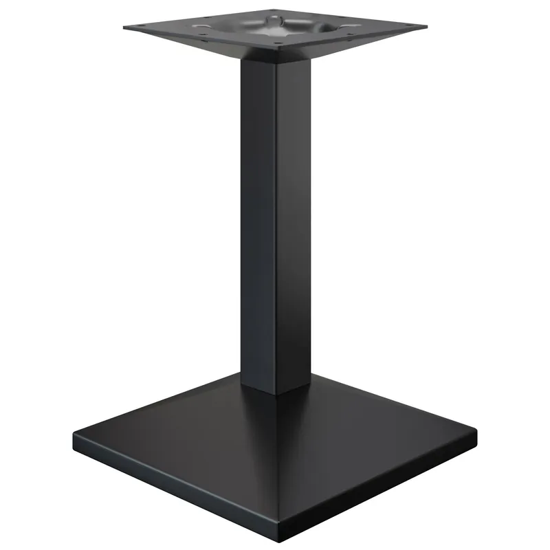 PALMA | Bistro Tischgestell | Schwarz | Fuß: 45 x 45 cm | Säule: 8 x 76 cm Rabatt