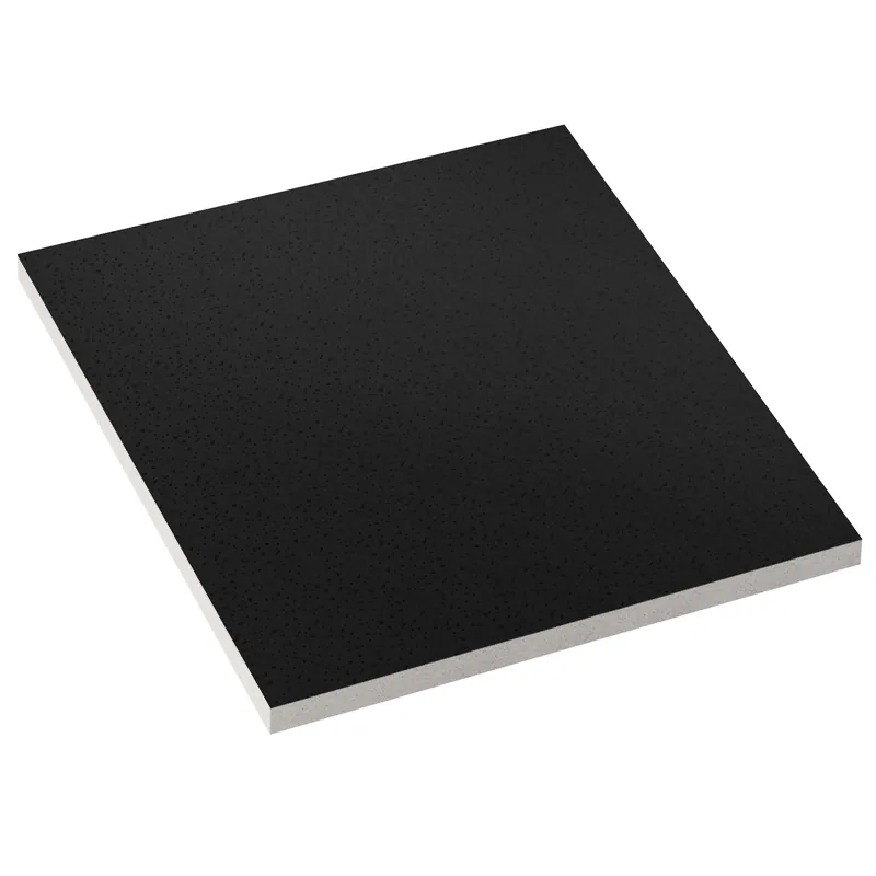 Zertifiziert CALGARY | Mineralfaserplatte | 62x62cm | Schwarz | Rasterdeckenplatten